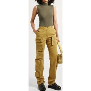 Off-White Cargo Co Forest Green Multi-pocket Jeans Pants NWT 38